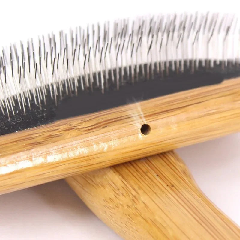 Dog Comb Wooden Dogs Brush Pet Hair Remover Dog Grooming Brush for Pet Hair Knot Opening Massage Cat Brushes Pet Accessories