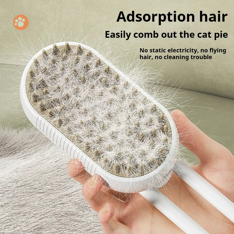 Pet Spray Massage Comb for Cat Dog One Press Spray Anti Static Flying Hair Remover Pet Bath Grooming Brush Pet Grooming Supplies