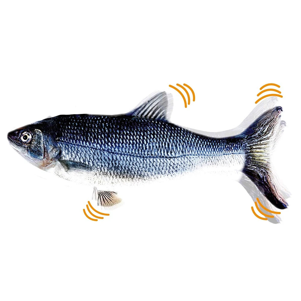1/2pcs Cat Toy Electronic Fish Toy Cute Styling Glowing Simulation Electric Fish Toy Non Toxic Pet Products Interactive Cat Play