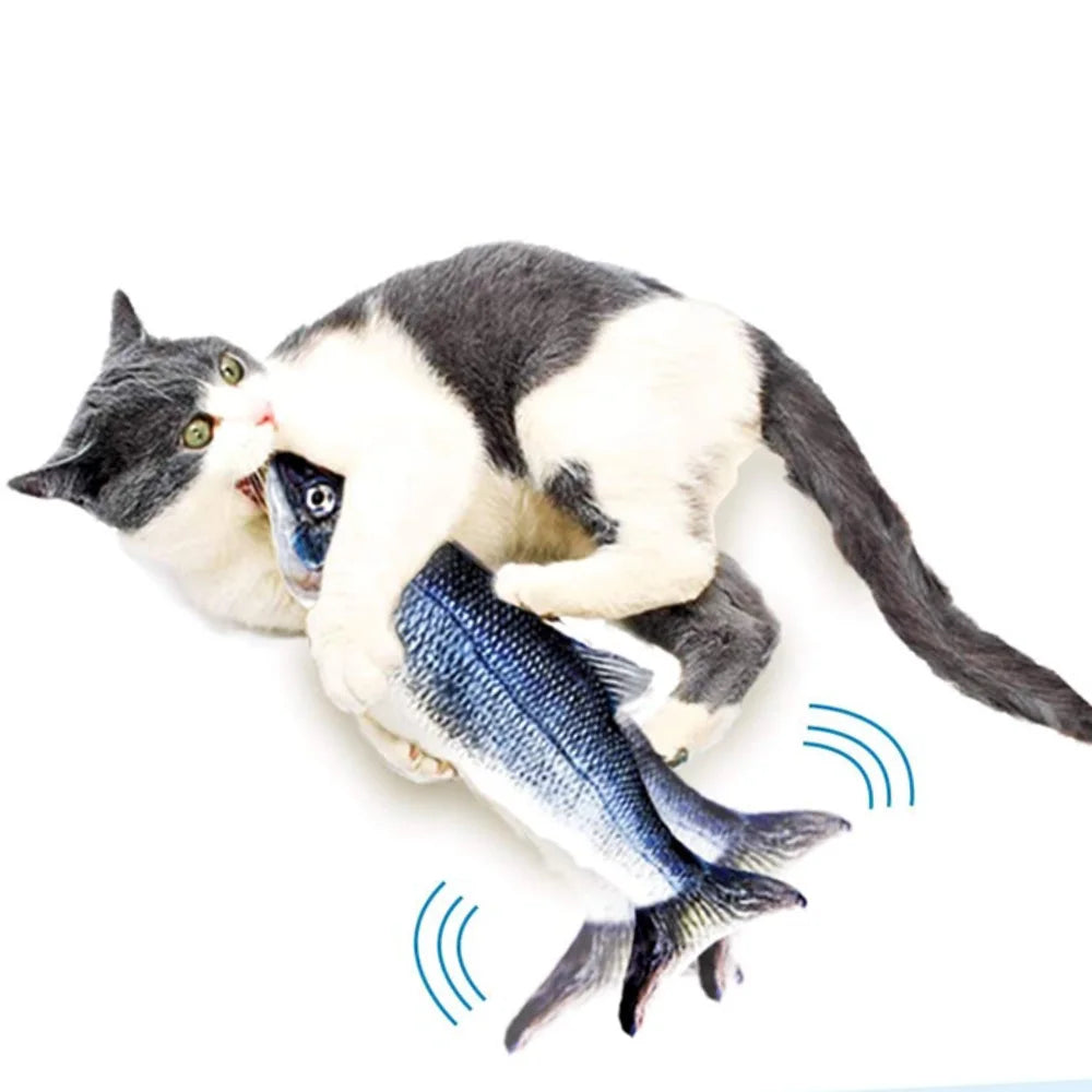 1/2pcs Cat Toy Electronic Fish Toy Cute Styling Glowing Simulation Electric Fish Toy Non Toxic Pet Products Interactive Cat Play