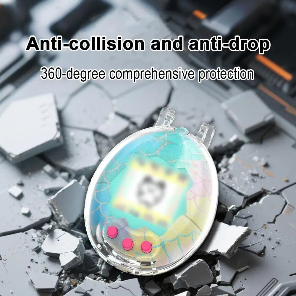 Transparent Game Console Protective Case For Tamagotchi Original Electronic Pet Game Console Protective Case PC Flip Cover