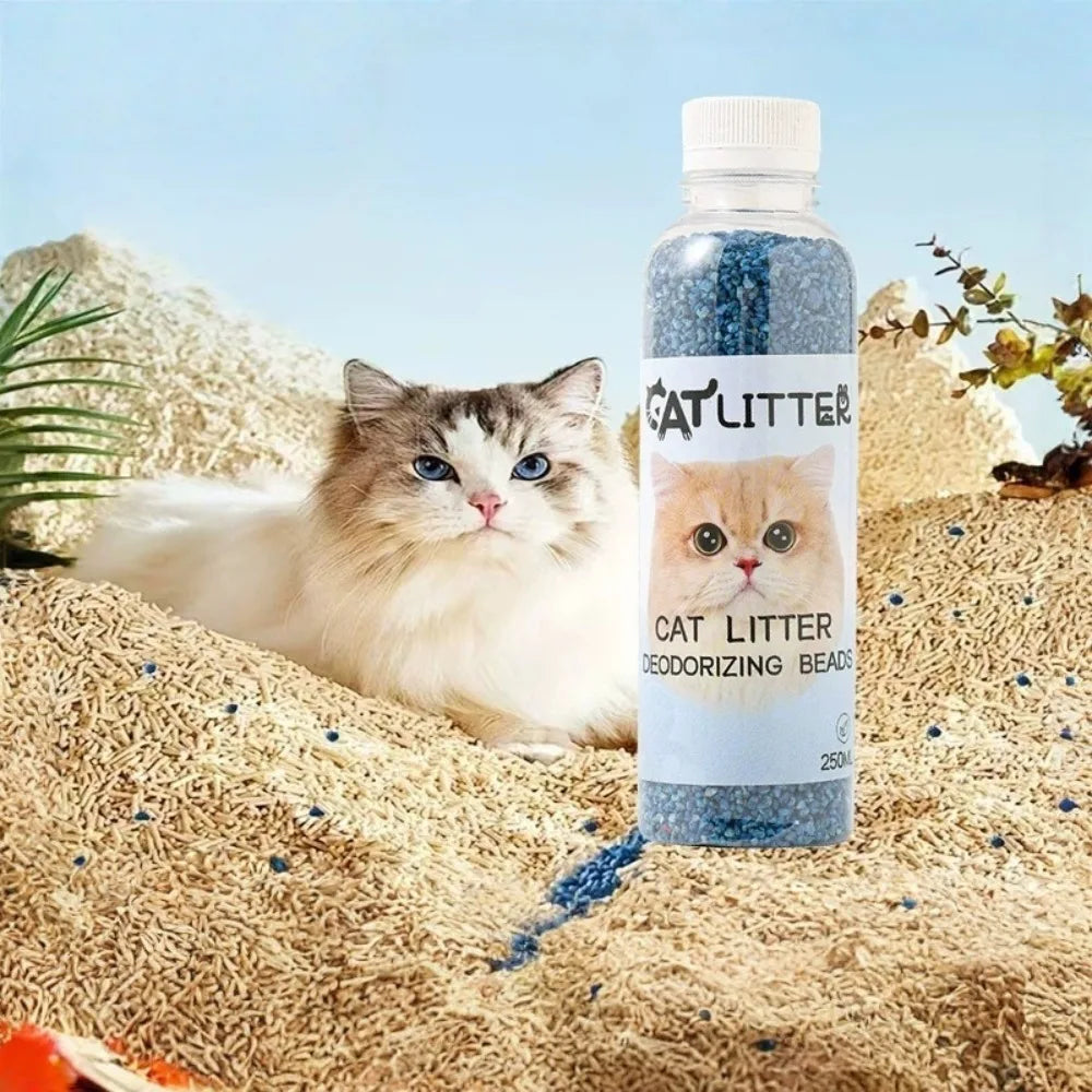 Cat Litter Deodorizing Beads Toilet Granules Litter Box Long Lasting Freshness Air Purification Deodorizer Pet Cleaning Products