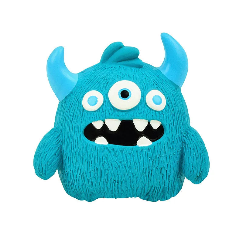 Squeaky Cyclops Monster Dog Toy Interactive Boredom Relief Pet Toy Soft Chew Play Toy for Puppy Small Medium Dogs Teething