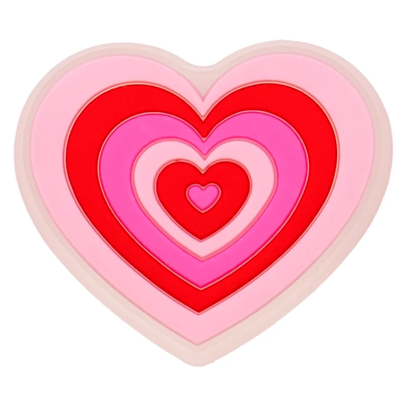 Pink Heart LED Shoe Charms for Girls,Cute Butterfly Cat Pin Accessories for Shoes,Game Handle Flower Clog Buckle Decoration