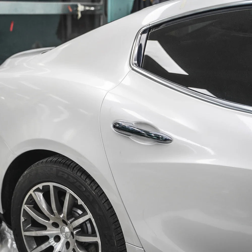 Car Wrapping Vinyl Film Arctic White PET Car Sticker Bubble Free Film DIY Decal Auto Accessories Exterior Interior Decoration