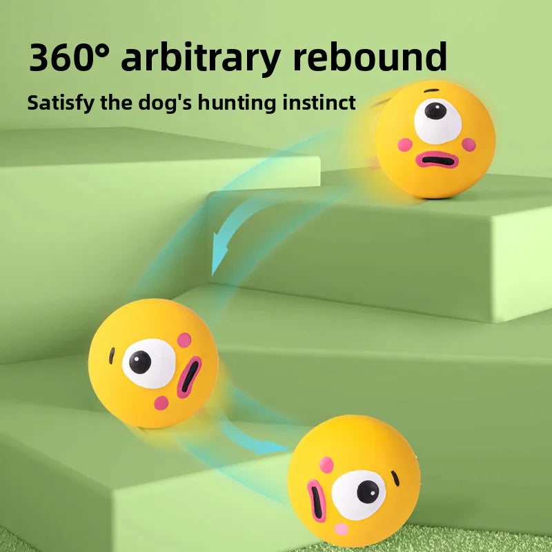 Pet Toy Ball Latex Sound Bite-Resistant Dog Toy Interactive Training Self-Hi Pet Products Puppy Dog Accessories