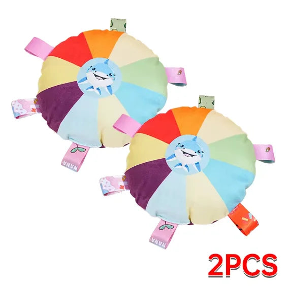 Dog Sounding Plush Toy Bell Cartoon Toy Puppy Small Dog Teddy Teeth Grinding Toy Wear-Resistant Bite-Resistant Pet Toy