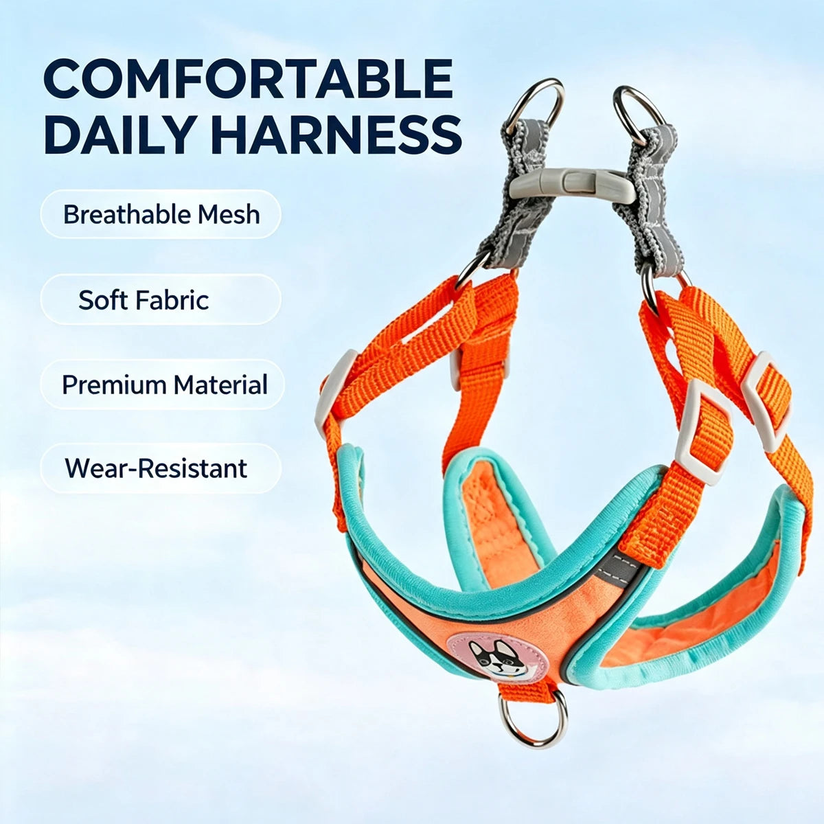 Dog Harness Traction Set Luxury Anti Leash Small Accessories Pets Breed Dogs Breast-band Equipment Chest Pet Supplies Harnesses