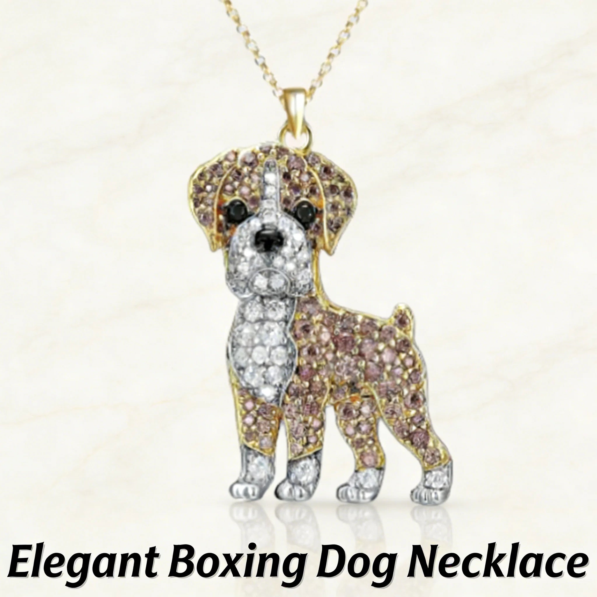 Exquisite Cute Beagle Pendant Necklace for Women Elegant Pet Puppy Jewelry Animal Accessories Memorial Gift for Dog Lovers