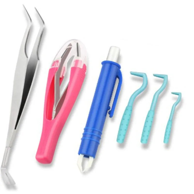 Pet Tick Removal Kit Easy To Use Flea Get Rid of Hook Tweezers Pliers Mite Extractor Dogs Cats Clear Up Accessories Pet Supplies