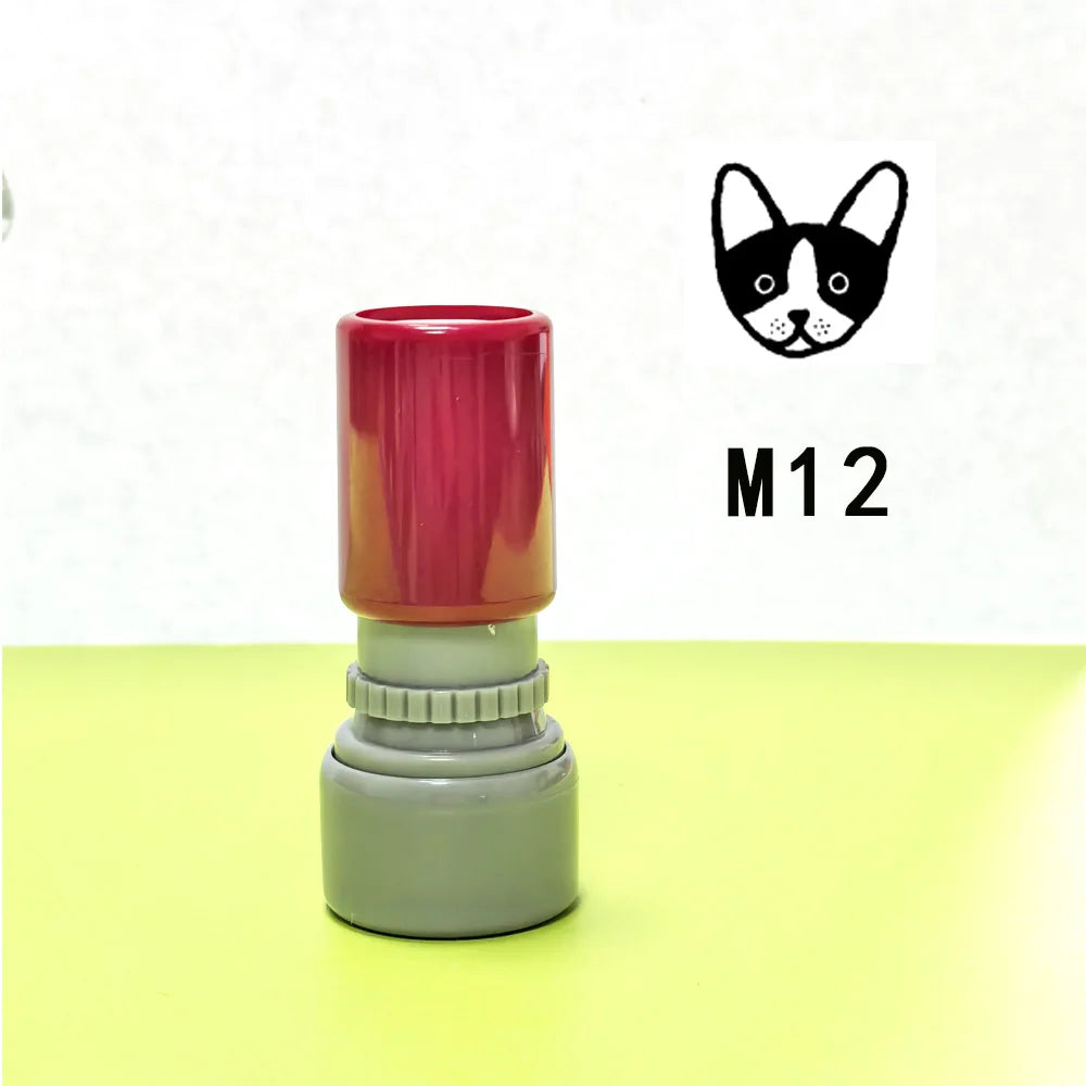 Cat Pattern Stamp Black Cat Animal Stamp for Inspiring and Encouraging Teaching Classroom Active Activities Teacher Stamp