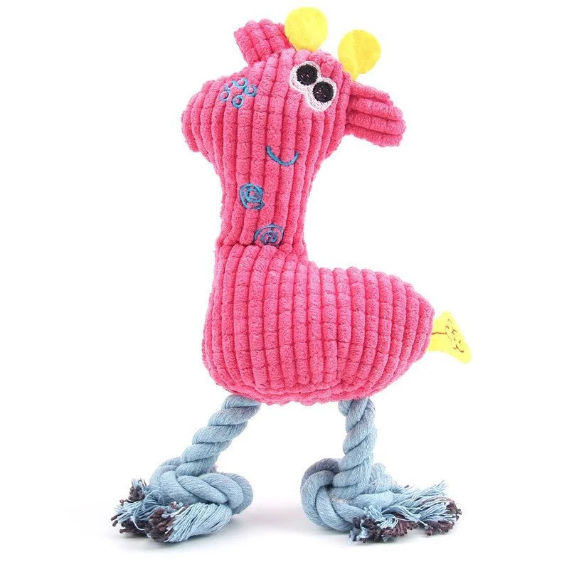 For Dogs Puppy Squeaker Squeaky Plush Bone Molar Dog Toy Pet Training Dog Accessories Fun Pet Toy Plush Chew Toy