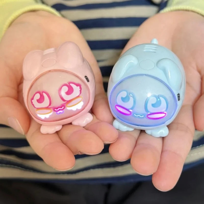 Genuine Takara Tomy Micropets Pocket-Sized Petbot Cat Rabbit Dog Series Electron Pet Interaction Machine Toy Birthday Gifts