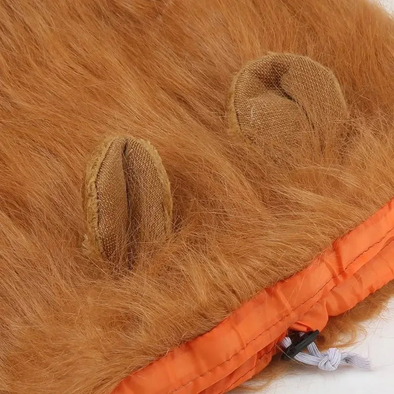 Large Dog Ears, Pet Accessories Cute Pet Dog Role-playing Costumes Lion Mane Dog Costumes Realistic Lion Wigs