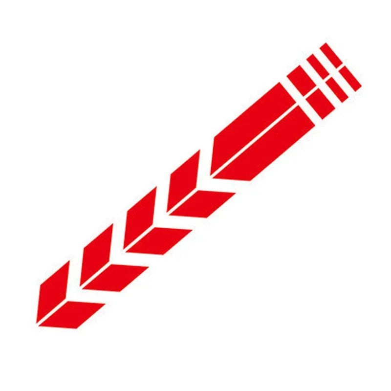 Motorcycle Arrow Stripe Reflective Stickers Fender Paste Car Safety Warning Waterproof MotorbikeTape Decal Moto Accessories