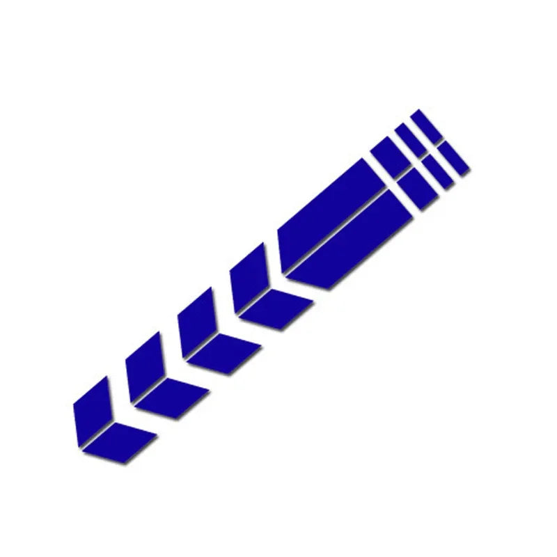 Motorcycle Arrow Stripe Reflective Stickers Fender Paste Car Safety Warning Waterproof MotorbikeTape Decal Moto Accessories