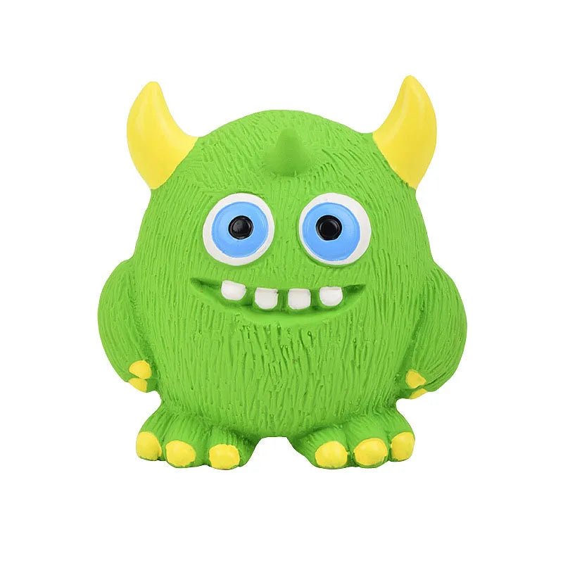 Squeaky Cyclops Monster Dog Toy Interactive Boredom Relief Pet Toy Soft Chew Play Toy for Puppy Small Medium Dogs Teething