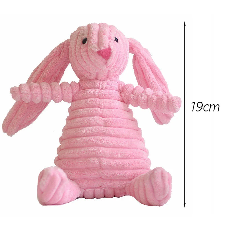 Corduroy Squeaky Dog Chew Toys for Small Medium Dogs Bite Resistant Puppy Toy Squeaker Dog Toys Pets Products Mascotas Supplies
