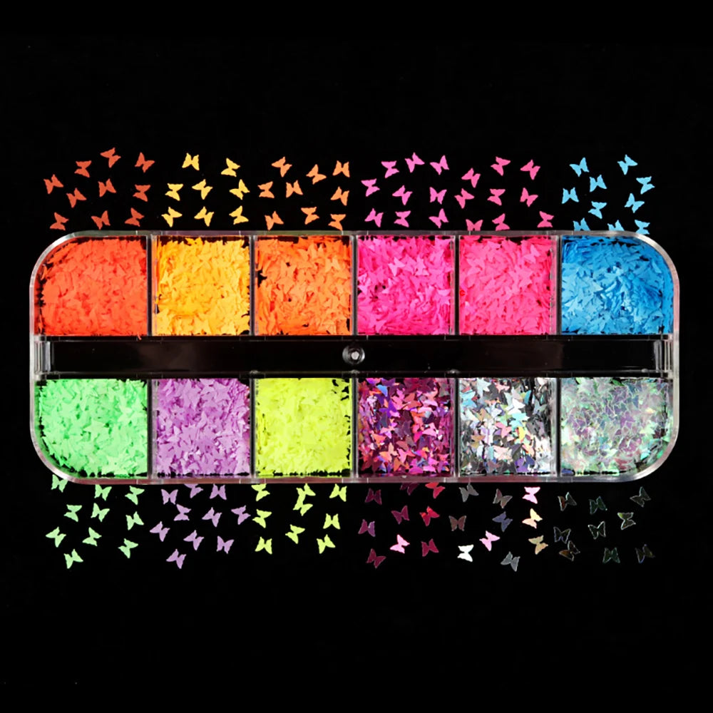 For Fun Multiple Styles Mixed Sequins Glitter Flakes for Epoxy Resin Molds Filler DIY Nail Decoration Sequins Jewelry Accessorie