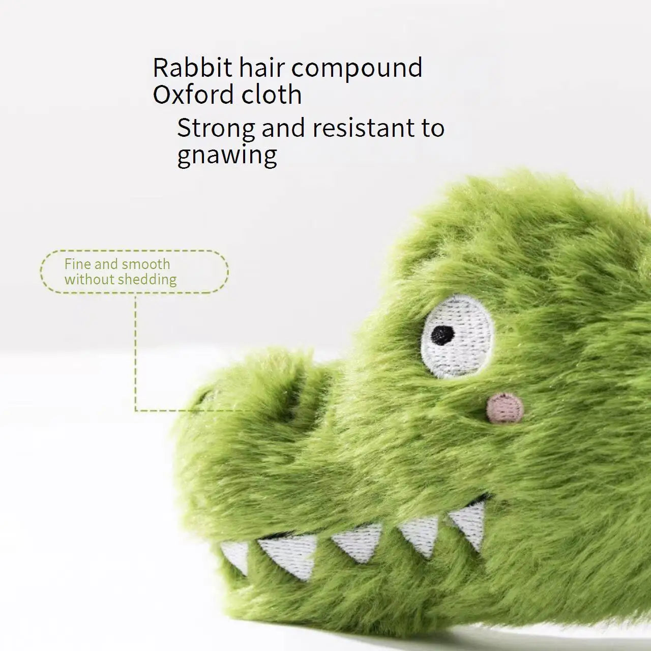 Pet Crocodile Chew Knotted Indestructible Plush Raw Dog Play Toy Cute Animal Rope Safe Puppy Tooth Chew Dog Tough Toys