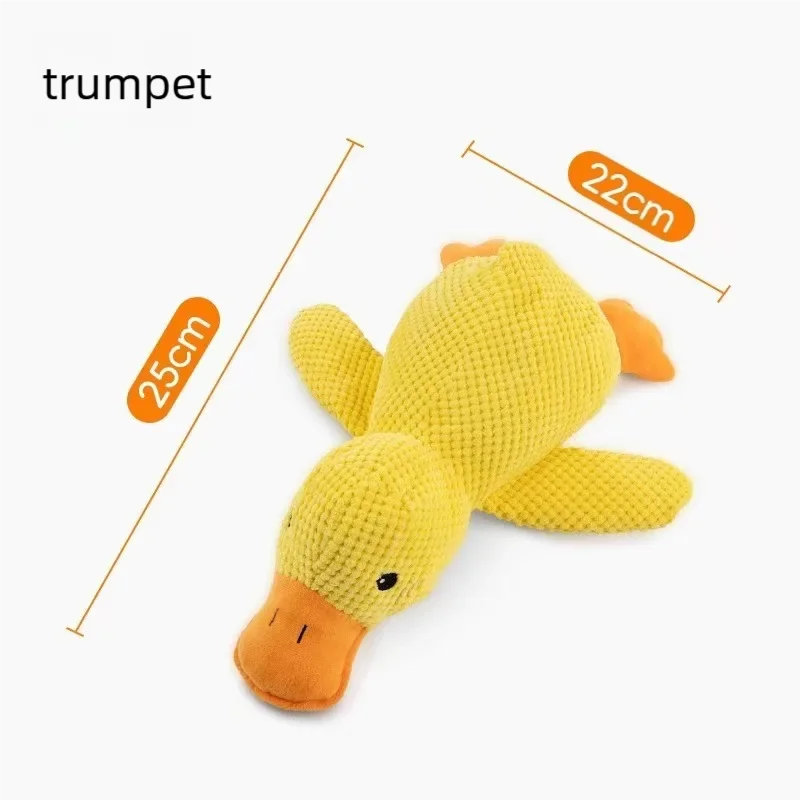 1/3PCS Things For Dogs Accessories Dog Supplies Calming Duck Squeaky Plush Toy Luxury Sleep Aid Durable Puppy Companion Pet
