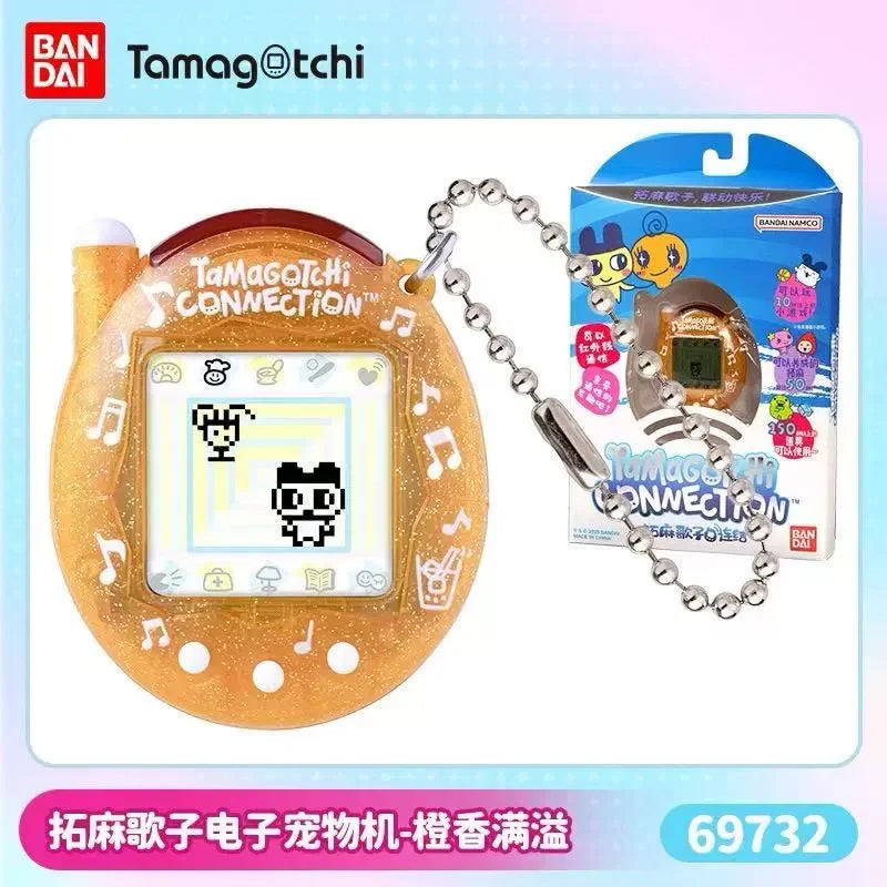 Bandai Tamagotchi Connection V3 Electronic Pet (Linked Ver.) - Elegant Bow/Blue Bubble New