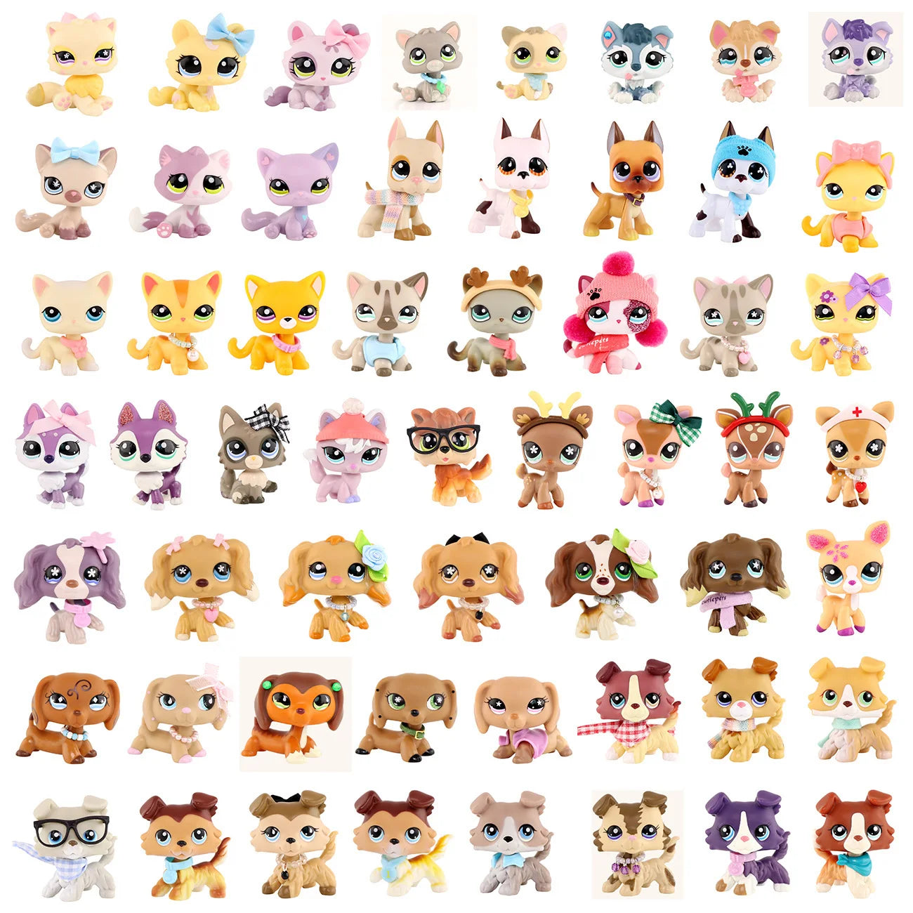 Pet Shop Short Hair Cat Dachshund Collie Deer More Different Choice Cat/Dog Puppy Kids Gift Set