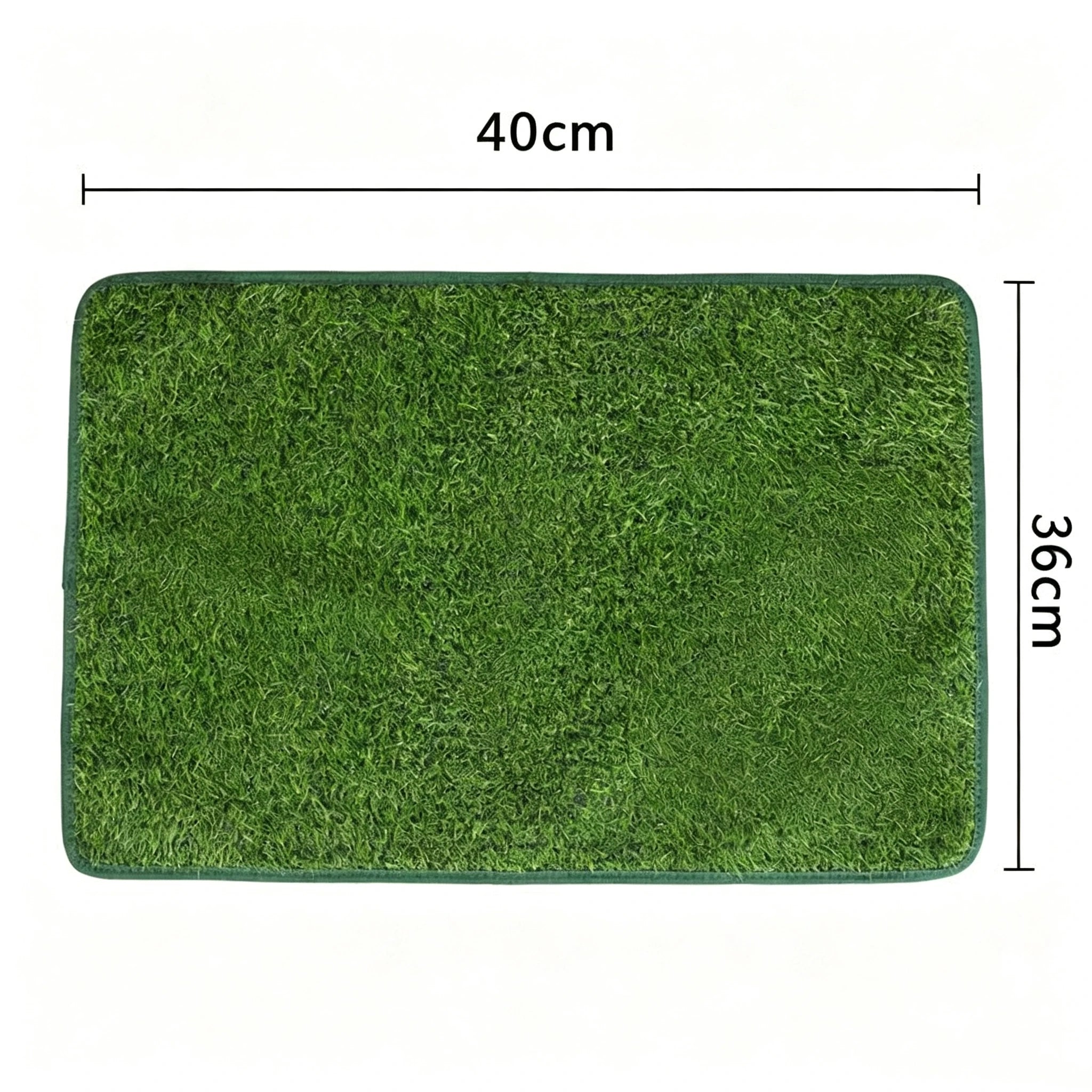 Washable Dog Grass Mat Artificial Grass Dog Potty Trainer Odor-Control Lawn for Pet Training Easy-Clean Pee Pad Non-Slip Backing