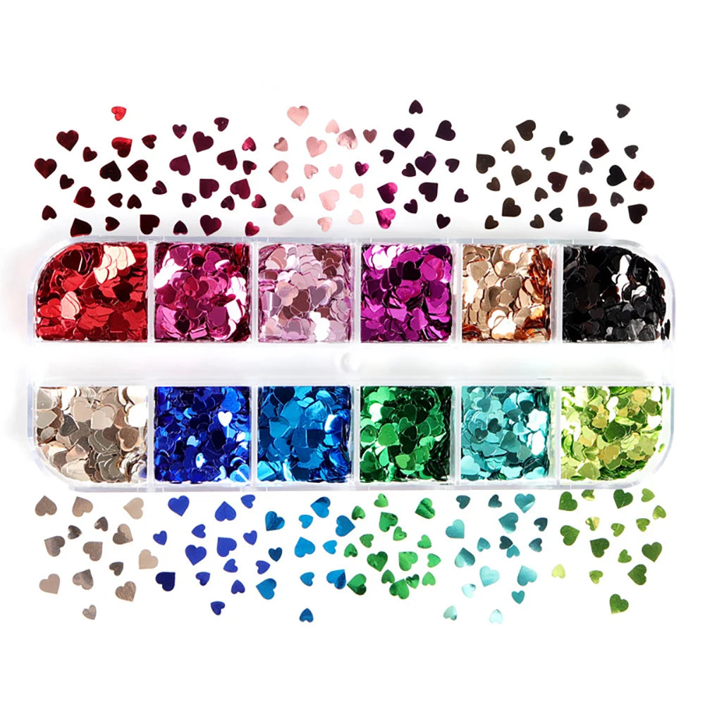 For Fun Multiple Styles Mixed Sequins Glitter Flakes for Epoxy Resin Molds Filler DIY Nail Decoration Sequins Jewelry Accessorie