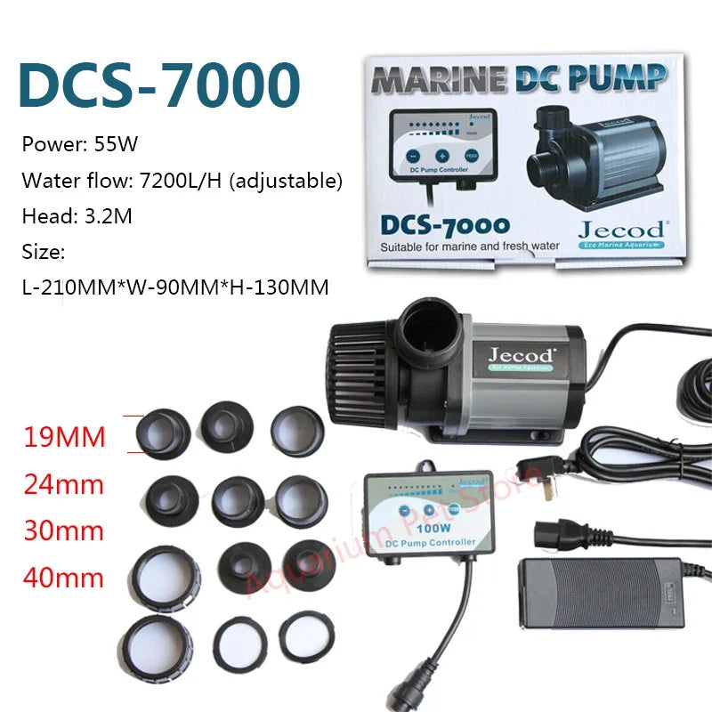 Jebao 110-240V Aquarium Supplies Dcs-2000 Submersible Water Pump Fish Tank Circulating Pump 220v Aquatic Pet Products Home