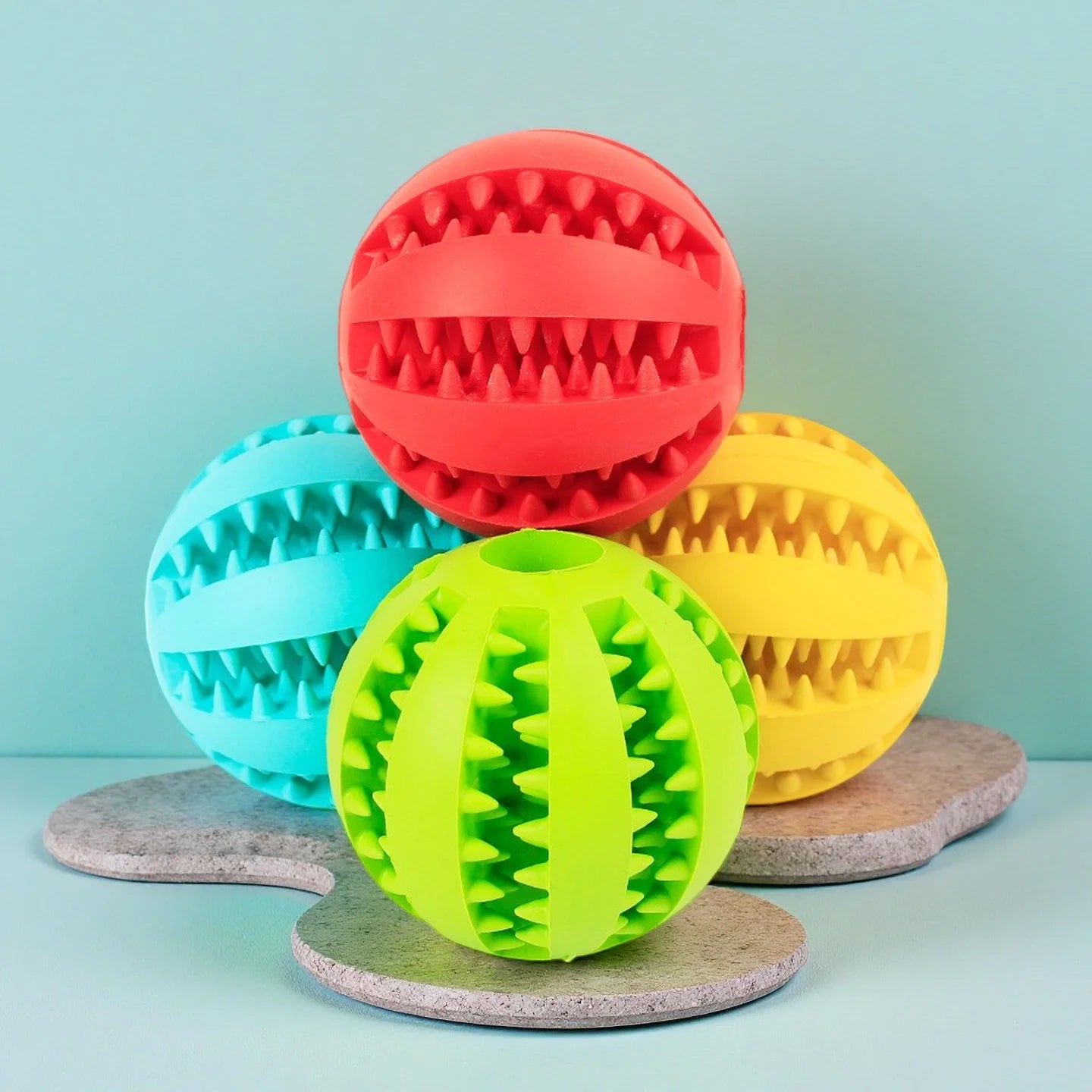 Cross-border pet dog leakage toy balls, teething puzzles, anti-boring and biting training toys