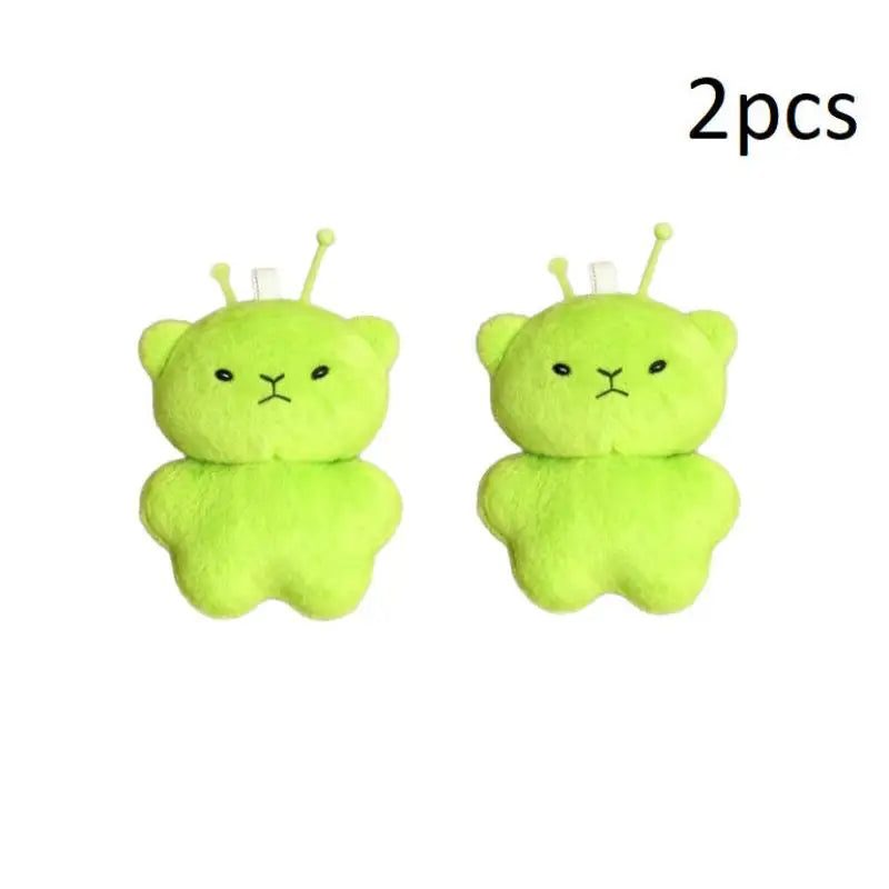 1Pc Alien Cat Plush Toy Cartoon Stuffed Animal Keychain Ugly Cute Backpack Pendant Party Gift Accessories