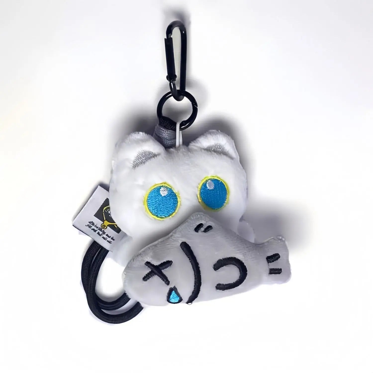 Yupsk 6/1pcs Cute Plush Black Cat Doll Toy Keychain Bag Pendant Charms Kawaii Keyring Accessories For Women Couples Gift