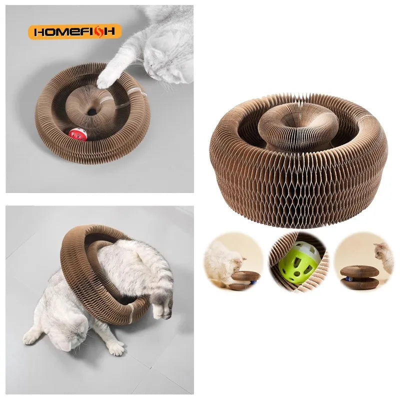 Organ cat scratching board nest wear-resistant and unbreakable cat toy self-entertainment corrugated paper claw grinding board
