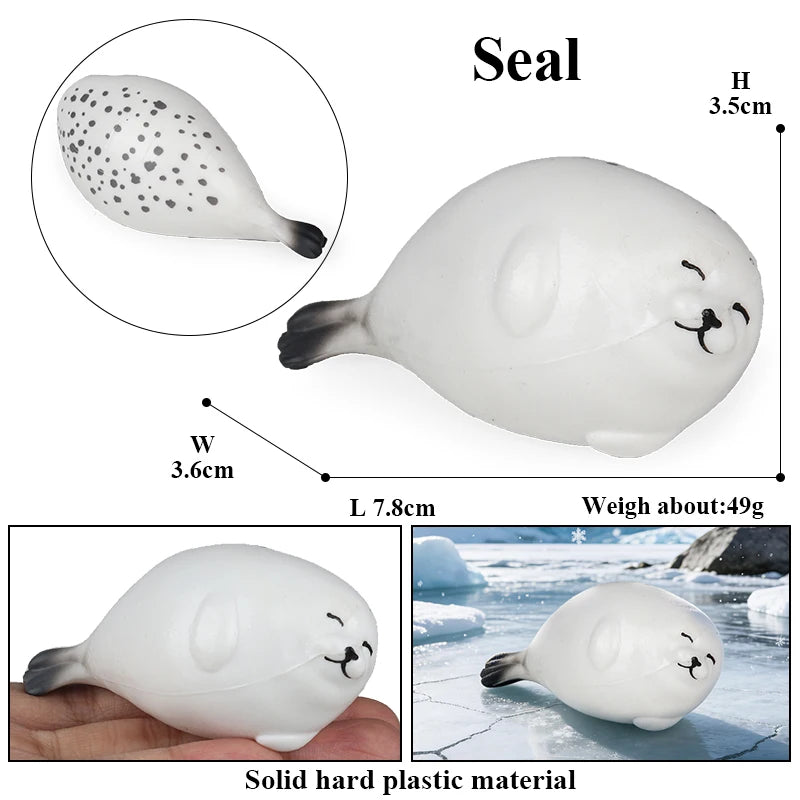 Oenux Cute Pet Model Frog Lizard Pig Hen Rabbit Shiba Inu Hamster Squirrel Otter Animals Figurine PVC Miniature Home Decor Kids