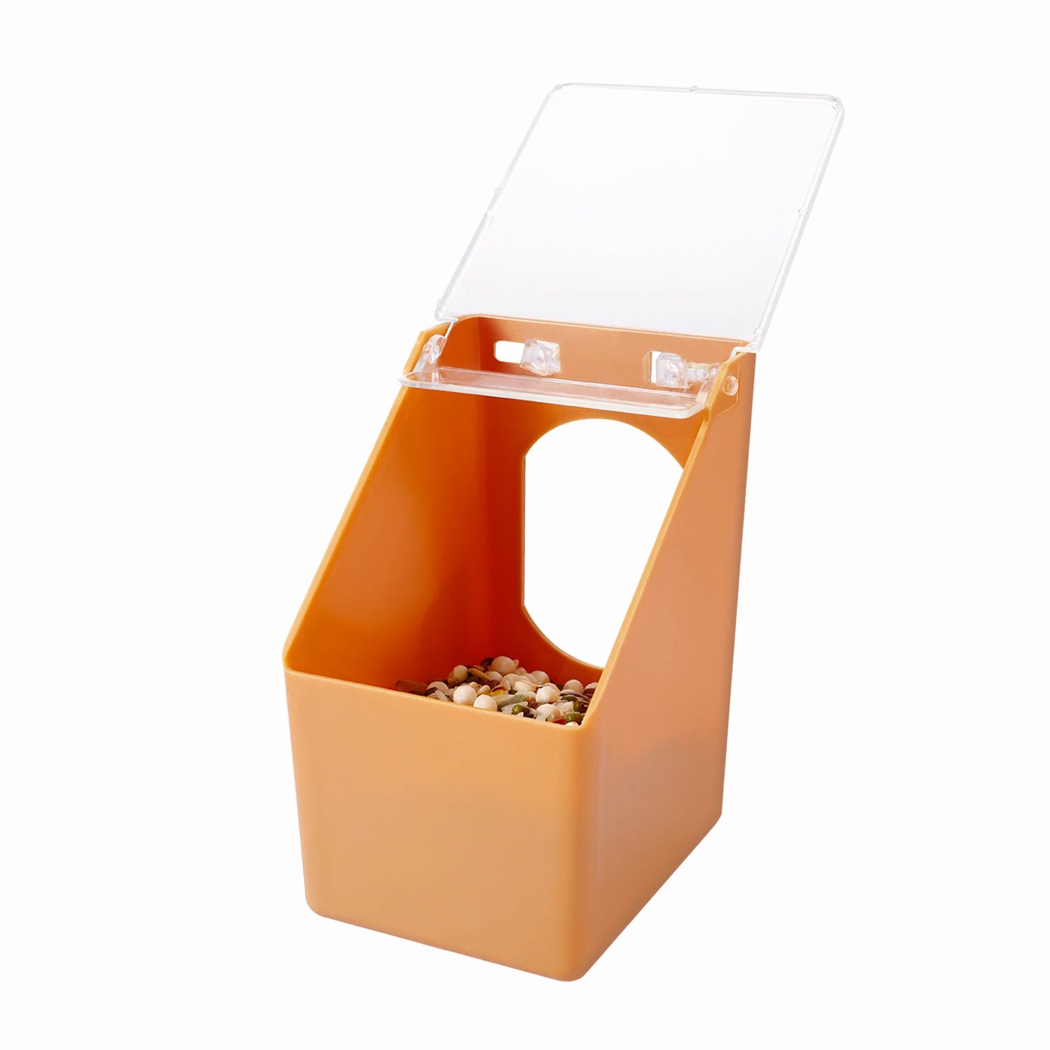 Pigeon 1/2/4Hole Hanging Cage Box Automatic Feeder Large Capacity Food Trough Food Storage Case Birds Supplies Pets Product 1Pc