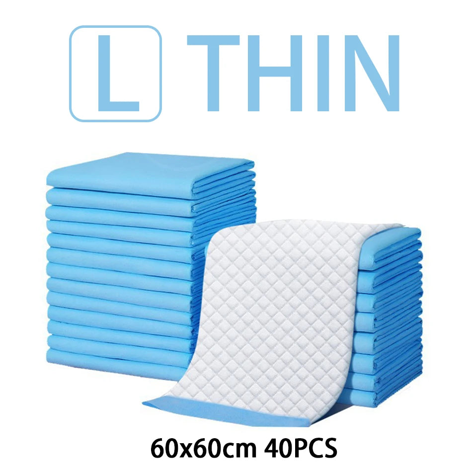 100/50/40/20PCS Absorbent Dogs Diapers Disposable Puppy Training Pee Pads Dry Clean Cushion Dog Supplies pañales para perros
