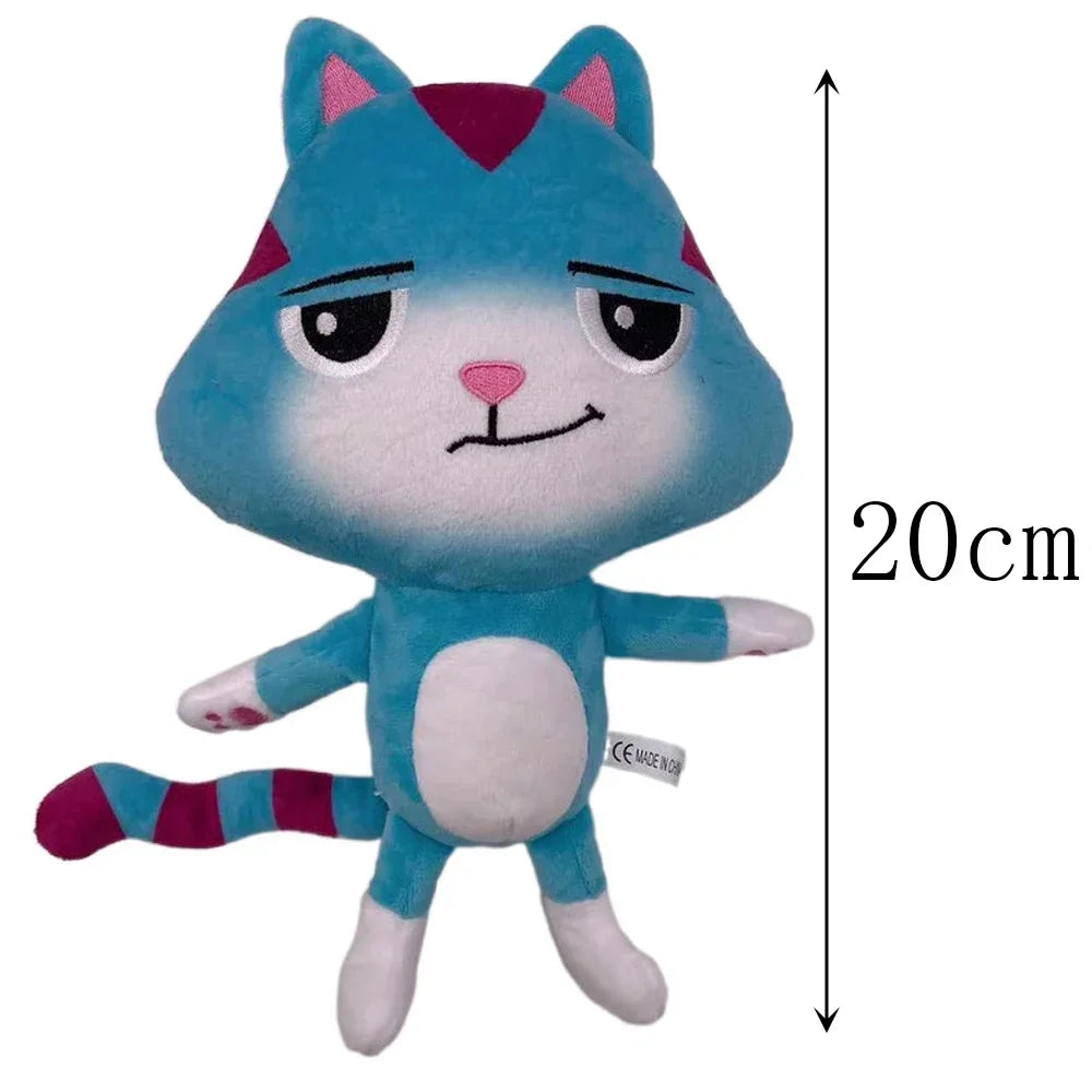 Popular Gaby Doll House Plush Toys Mercat Cartoon Filling Animal Smiling Cat Car Cat Embracing Gaby Girl Doll Children's Birthda