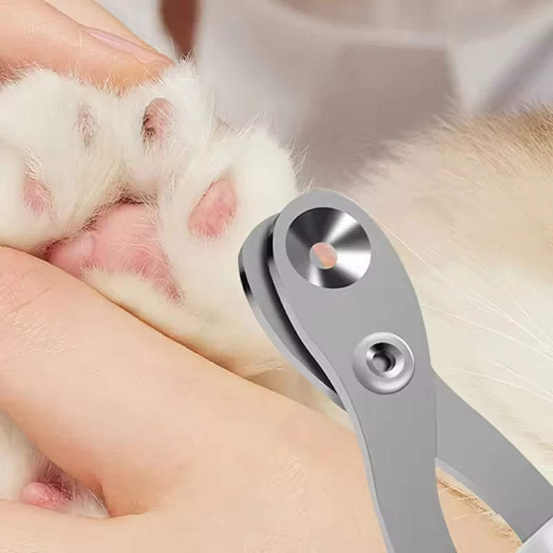 Circular Hole Cat Nail Scissors Professional Pet Dog Nail Clippers Toe Claw Trimmer Pet Grooming Supplies Products for Cats Dogs