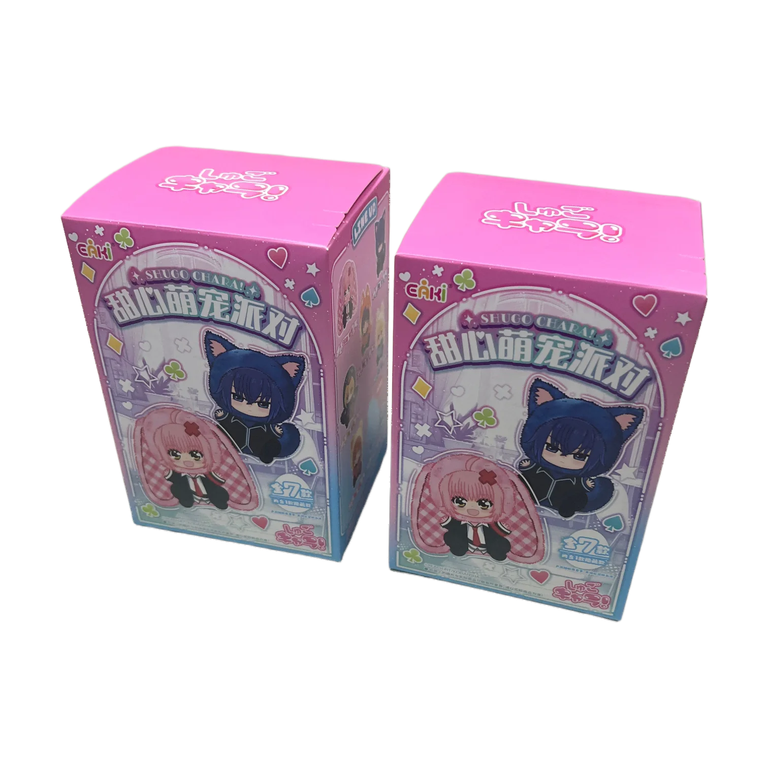 New EAKI Shugo Chara Sweet Cute Pet Party Series Plush Pendant Blind Box Trendy Anime Collectible Toy Gift For Fans