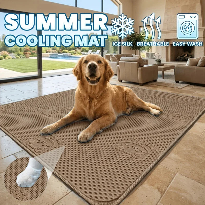 Dog Cooling Mat Summer Pet Cold Bed Extra Large For Small Big Dogs Pet Accessories Cat Durable Blanket Sofa Cat Ice Pad Blanket