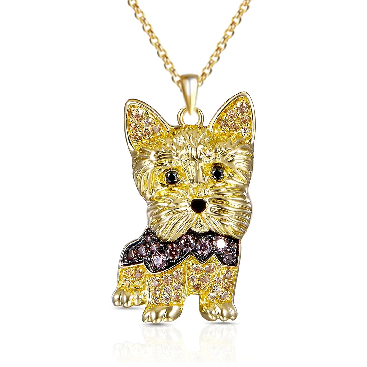 Exquisite Cute Beagle Pendant Necklace for Women Elegant Pet Puppy Jewelry Animal Accessories Memorial Gift for Dog Lovers