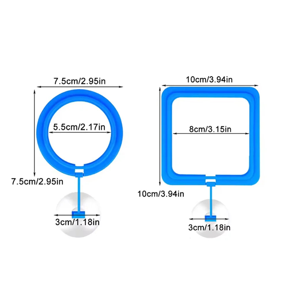 Betta Fish Food Floating Mini Pellets with Aquarium Feeding Ring Station Color Enhancer Tropical Fish Food Kit ZORILYNX