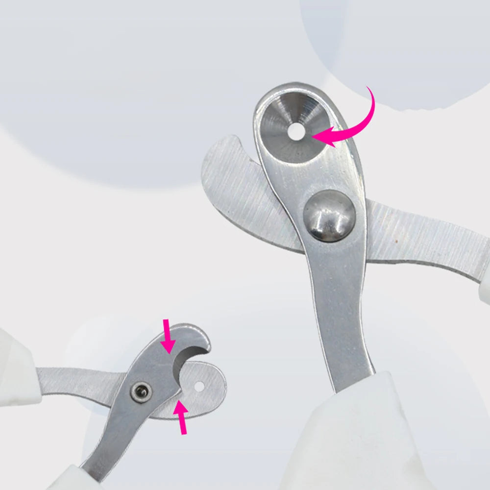 Circular Hole Cat Nail Scissors Professional Pet Dog Nail Clippers Toe Claw Trimmer Pet Grooming Supplies Products For Small Dog