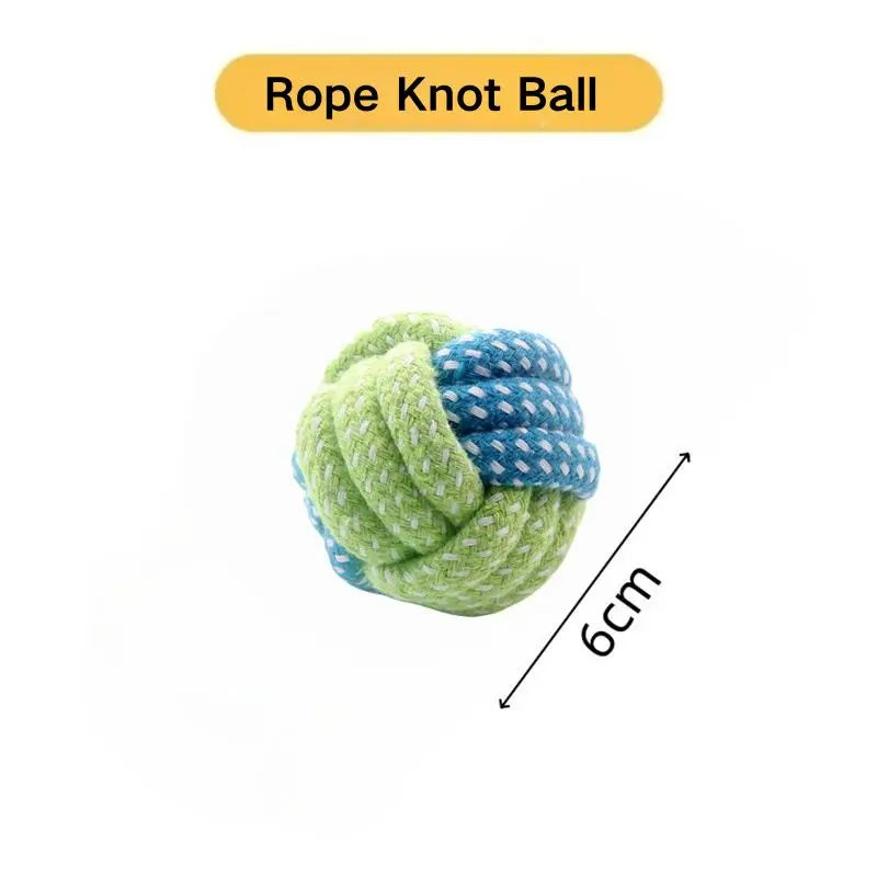 Plant-Dyed Cotton Rope Dog Chew Toy, Carrot Corn Stick & Dumbbell Shaped - Teeth Cleaning & Bite-Resistant for Small Medium Dogs