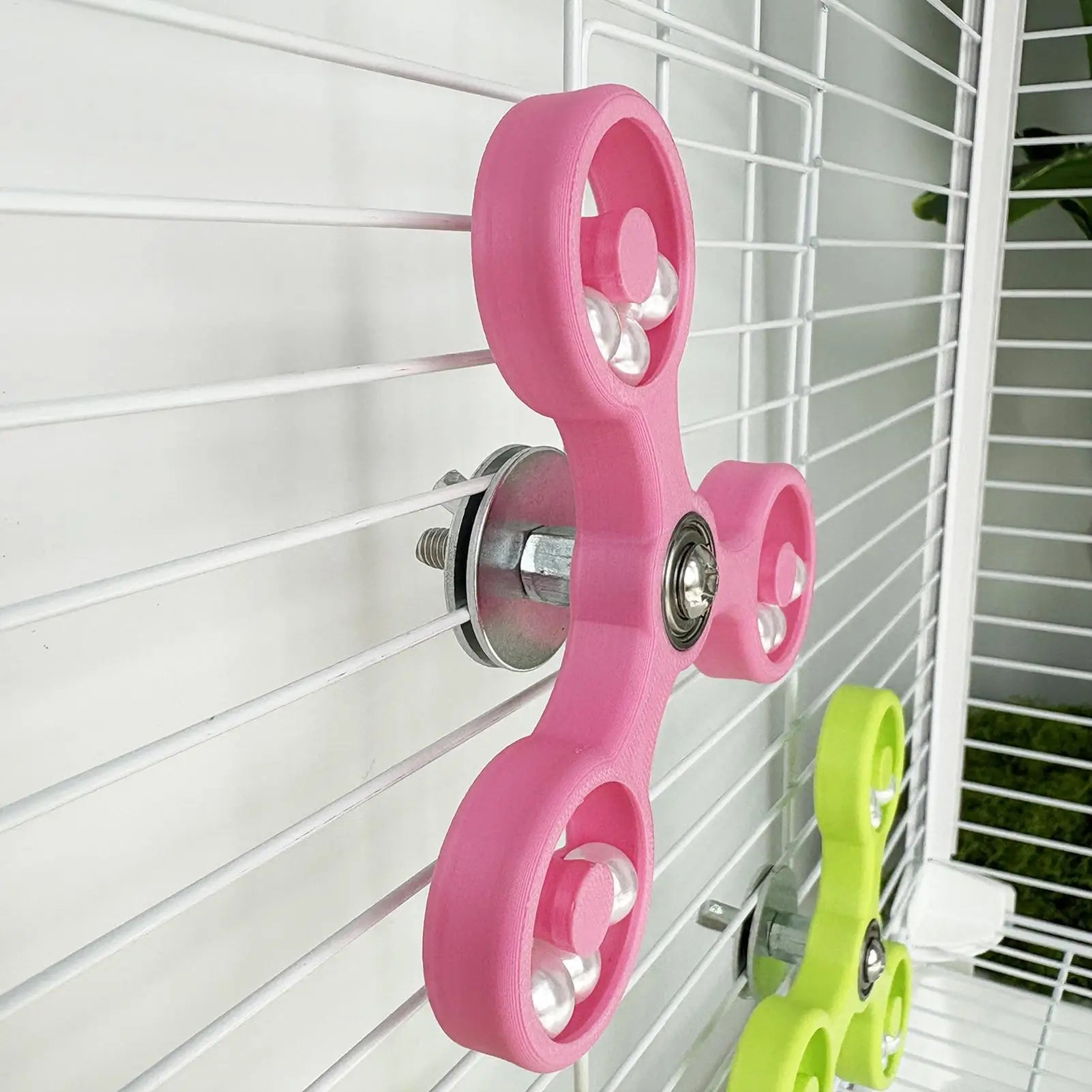Interactive Parrot Toy Bird Cage Toy for Parrots Rotating Toys for Mental Stimulation and Entertainment Rotating Bird Toys