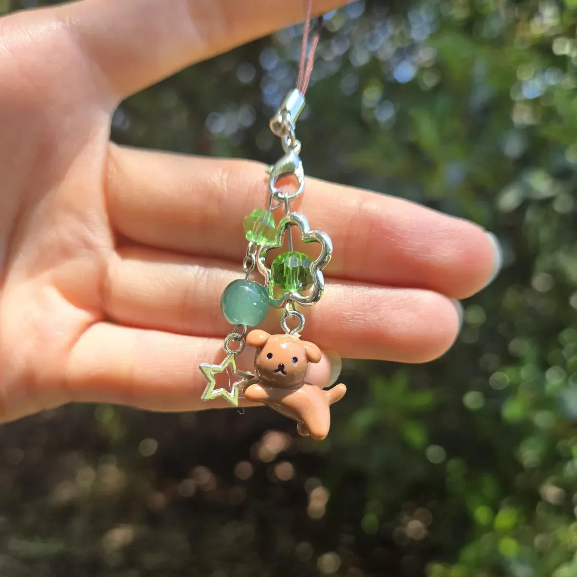 Handmade Y2K jewelry Cute Puppy Dog Phone Charm