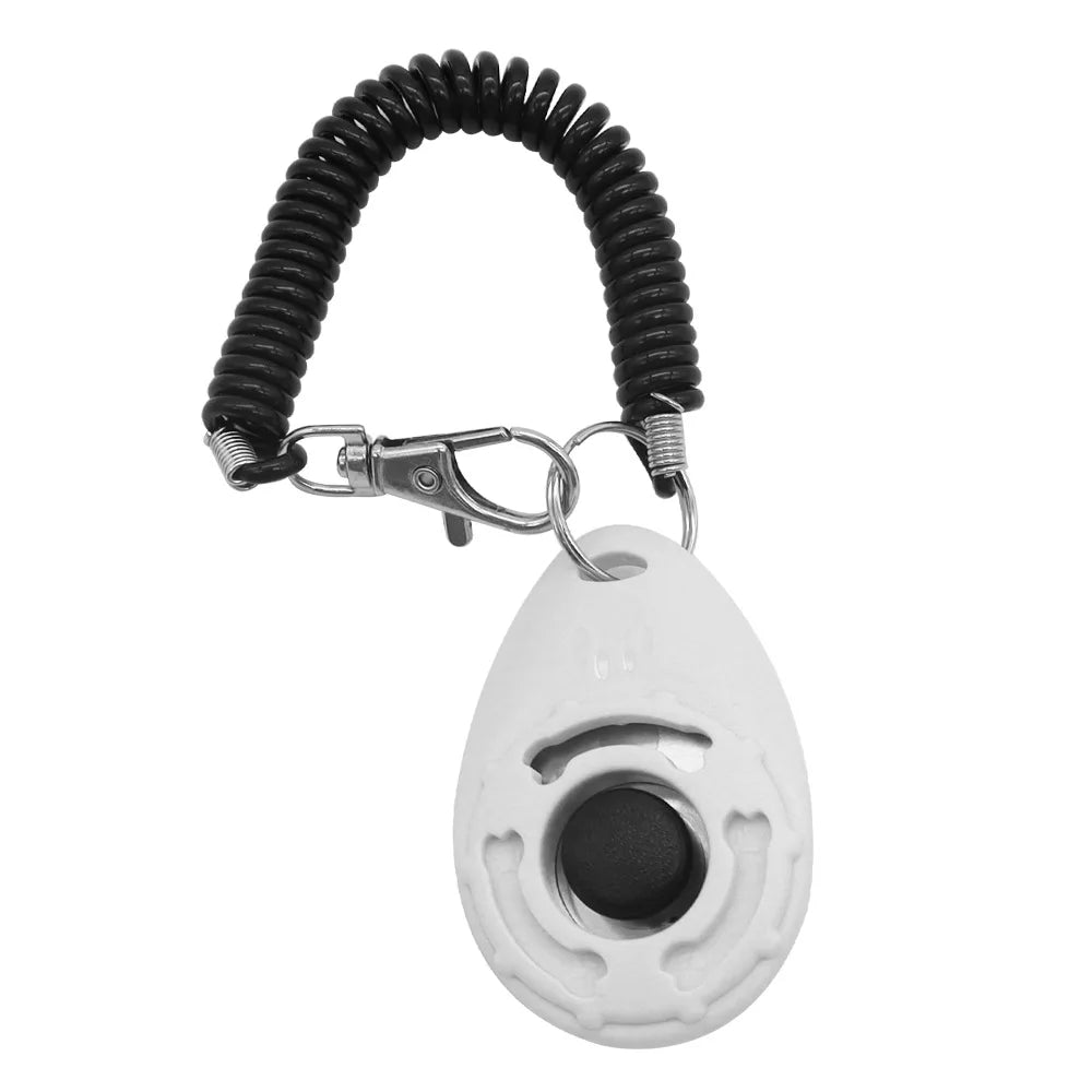 Dog Training Clicker Pet Cat Dog Click Trainer Various Style Aid Adjustable WristStrap Sound Key Chain Dog Repeller Pet Product