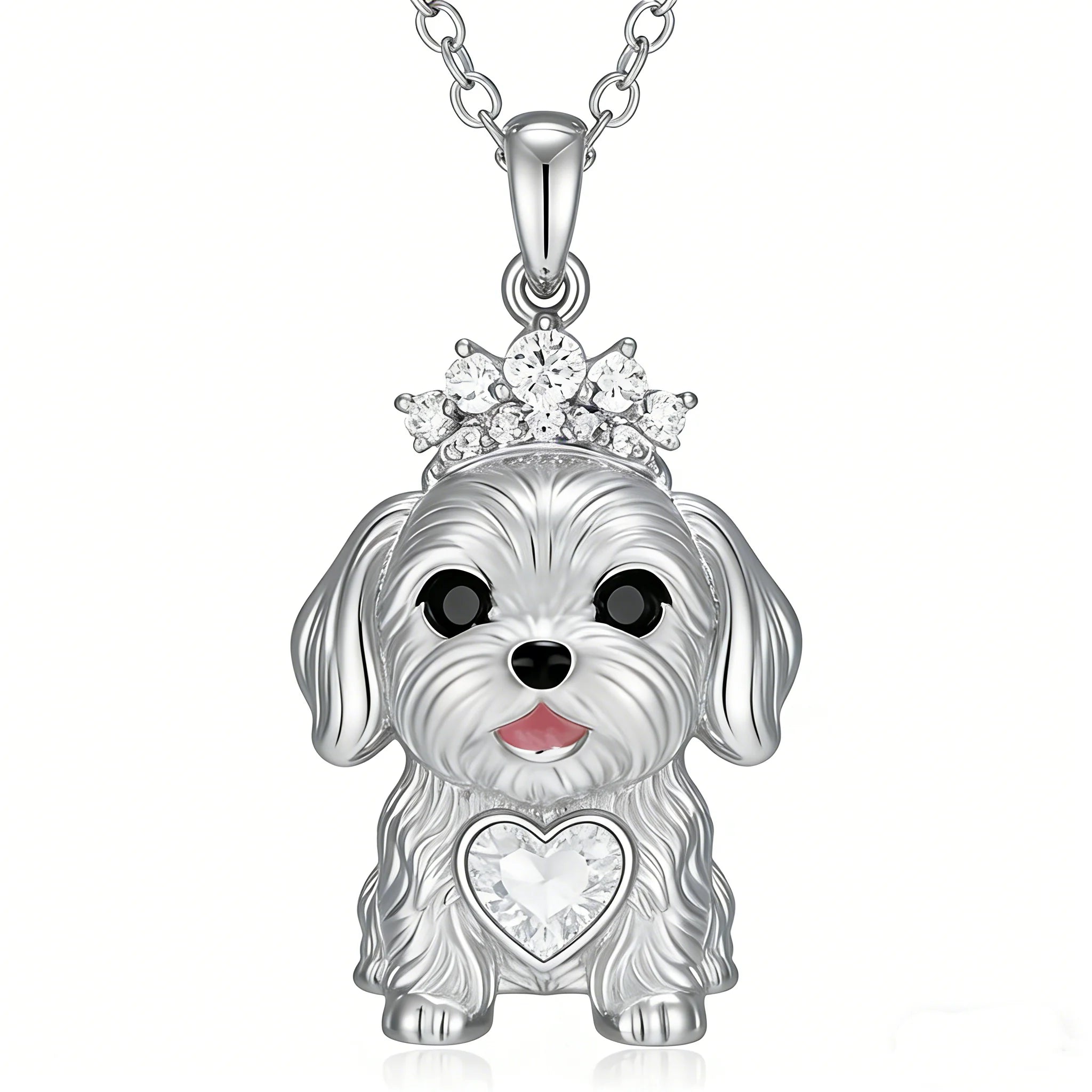 Exquisite Cute Beagle Pendant Necklace for Women Elegant Pet Puppy Jewelry Animal Accessories Memorial Gift for Dog Lovers