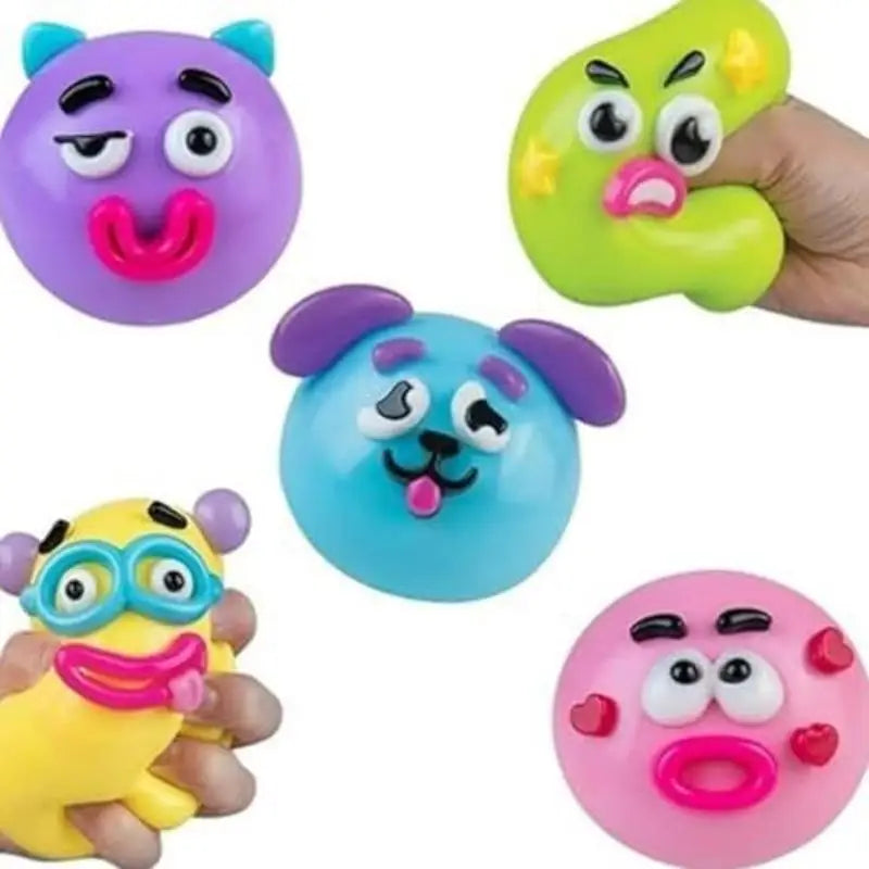 Smushers Dog Face Swap Squishy Toy with Slow Rise Feature for Relaxing Playful Moments